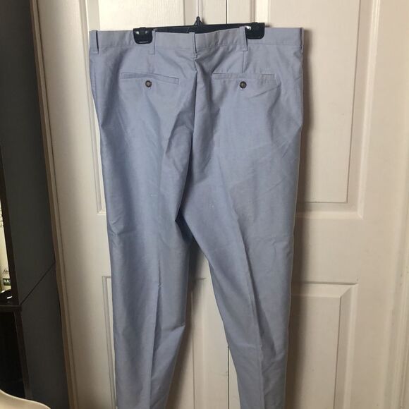 Izod Men's Blue Straight Fit Dress Pants Size 40x32 - Picture 3 of 4